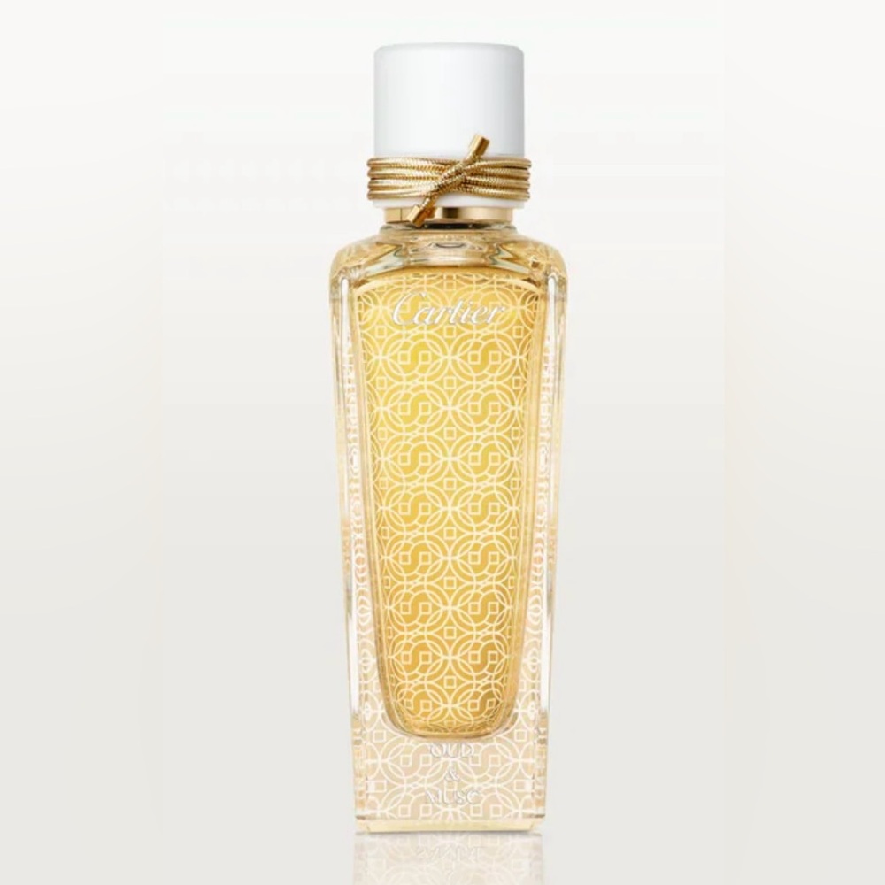 Cartier OUD & MENTHE PARFUM Elegant Fragrance with Gold Accen